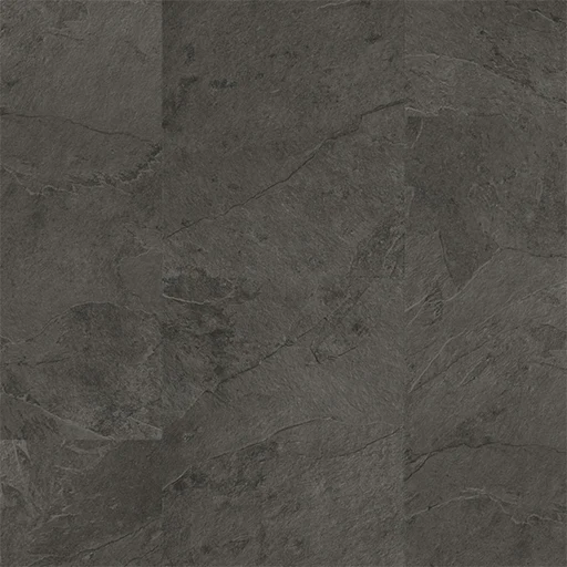 Alpha zwarte leisteen PVC vloer van Quick-Step