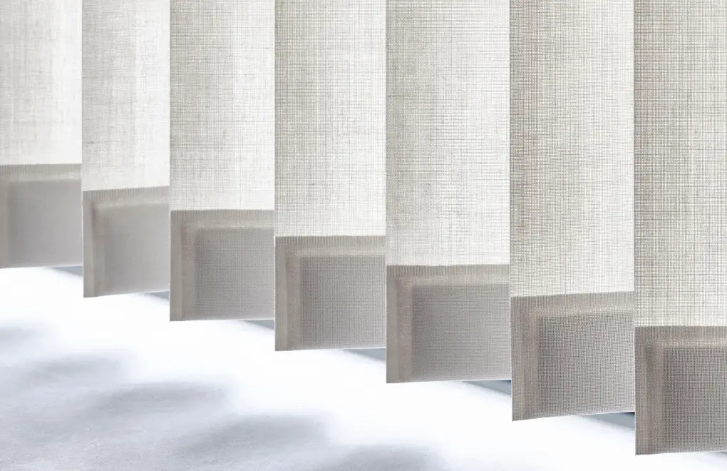 Verticale jaloezieën van Bece in de kleur Natural Linen